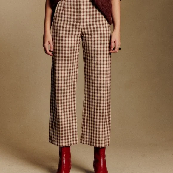 Sezane - Martin Crop Trousers, NWT - Picture 1 of 9